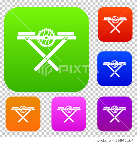 Power saw bench set collection - Stock Illustration [36945164] - PIXTA