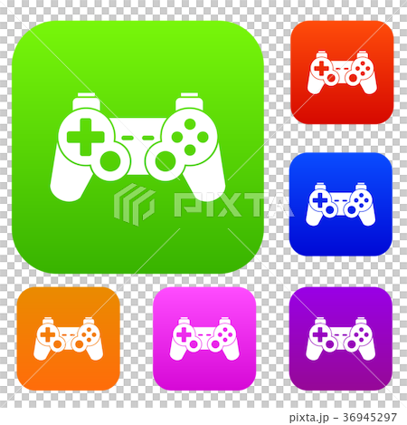 Game controller set collection - Stock Illustration [36945297] - PIXTA