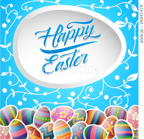 Easter eggs background 36945479