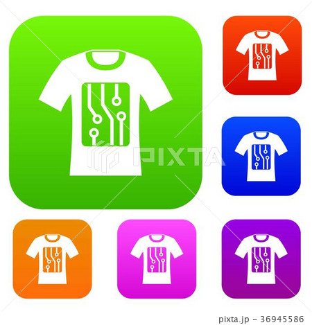 Electronic t-shirt set collection Electronic t-shirt set collection 36945586