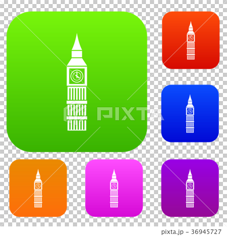 Big Ben clock set collection 36945727