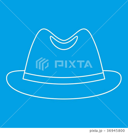 Man hat icon, outline style 36945800