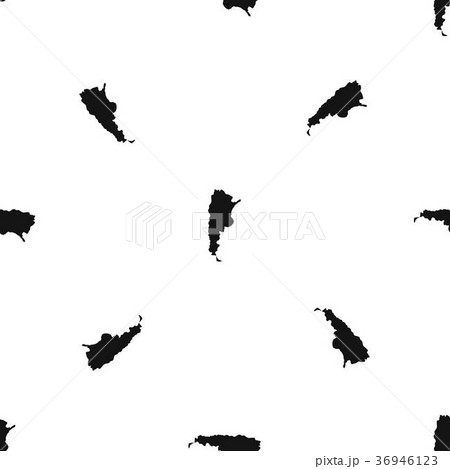 Map of Argentina pattern seamless black 36946123
