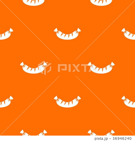 Grilled sausage pattern seamless Grilled sausage pattern seamless 36946240
