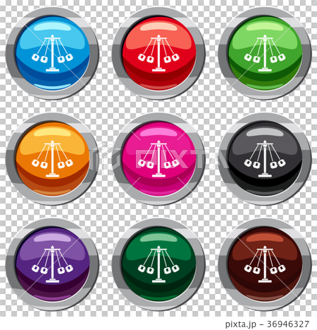 Carnival swing ride set 9 collection 36946327