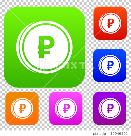 Coin ruble set collection 36946391