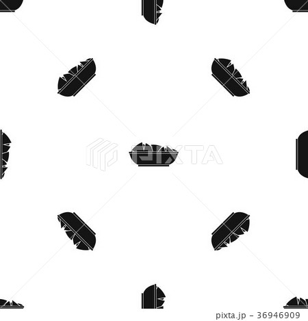 Nachos in bowl pattern seamless black 36946909