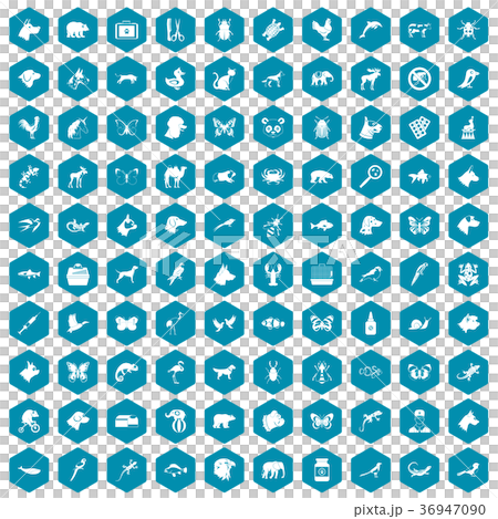 100 animals icons sapphirine violet 100 animals icons sapphirine violet 36947090