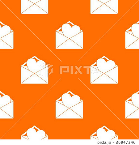 Open envelope with heart pattern seamless Open envelope with heart pattern seamless 36947346
