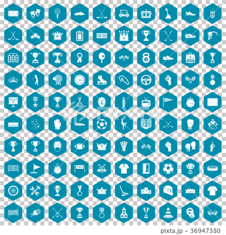 100 awards icons sapphirine violet 36947380