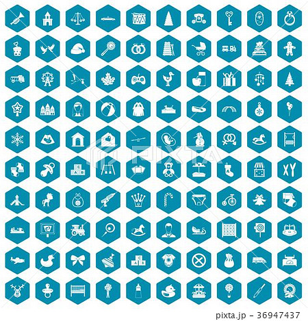 100 baby icons sapphirine violet 36947437