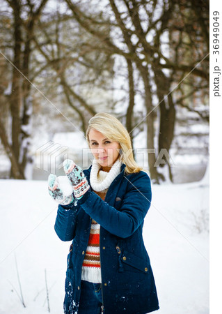 Playing Snowballs 36949049