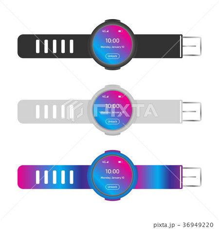 Three dimensional Smart watches design 36949220