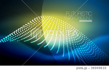 Smooth neon wave Smooth neon wave 36949610