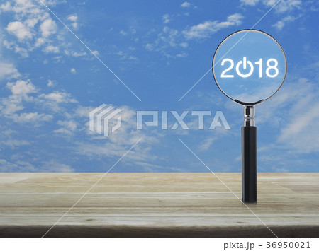 Business happy new year 2018 concept 36950021