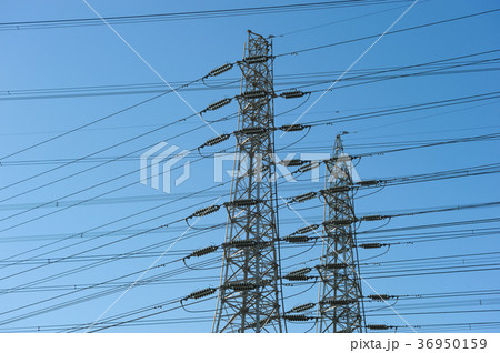 高圧線　電線　送電　　 36950159