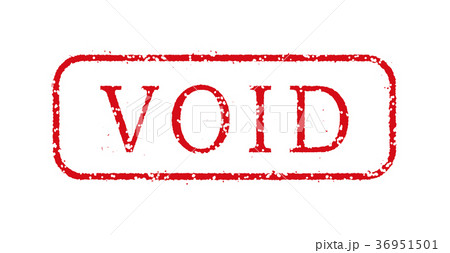 ビジネス用スタンプ イラスト/VOID (拒否) ビジネス用スタンプ イラスト/VOID (拒否) 36951501