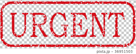 ビジネス用スタンプ イラスト/URGENT (至急) ビジネス用スタンプ イラスト/URGENT (至急) 36951503