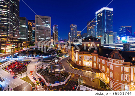 東京駅夜景 東京駅夜景 36951744
