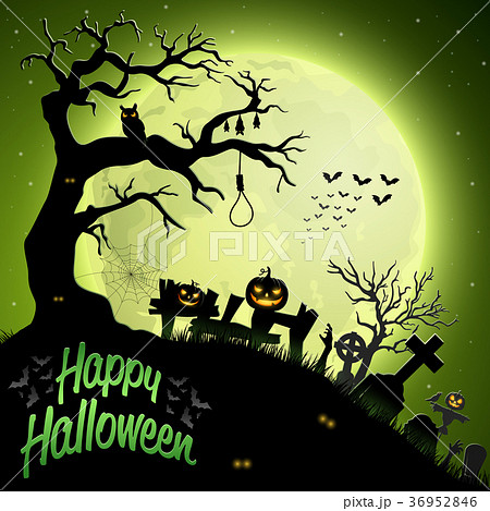 Halloween night background 36952846
