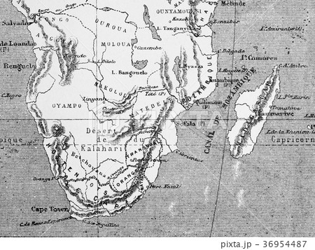 古地図　アフリカ 36954487