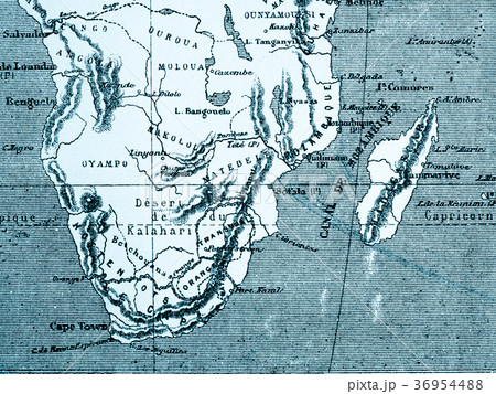 古地図　アフリカ 36954488