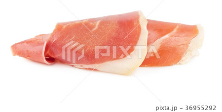 Roll of prosciutto isolated 36955292