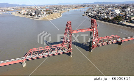 筑後川昇開橋 福岡県大川市_佐賀県佐賀市諸富町 36956314