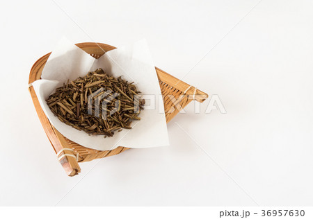 ほうじ茶 茶葉 日本茶 箕ざる 竹ザル ほうじ茶 茶葉 日本茶 箕ざる 竹ザル 36957630