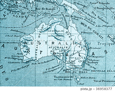 古地図　オーストラリア 36958377