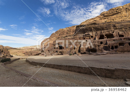 Ancient abandoned rock city of Petra in Jordan tou Ancient abandoned rock city of Petra in Jordan tou 36958462