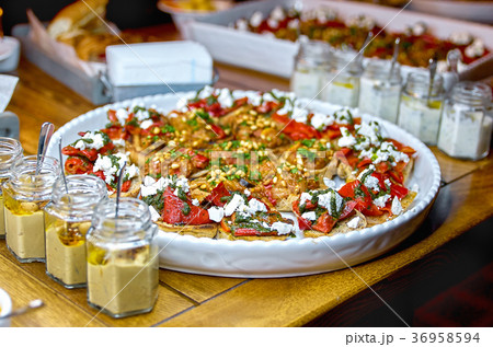 Buffet table with Bruschetta, 36958594