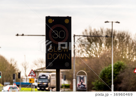 Flashing 30 MPH Speed Limit Check Smart Device on 36960469