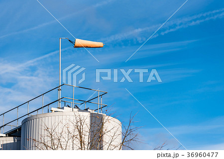 Air Wind Direction Indicator on Chemical Factory Air Wind Direction Indicator on Chemical Factory 36960477