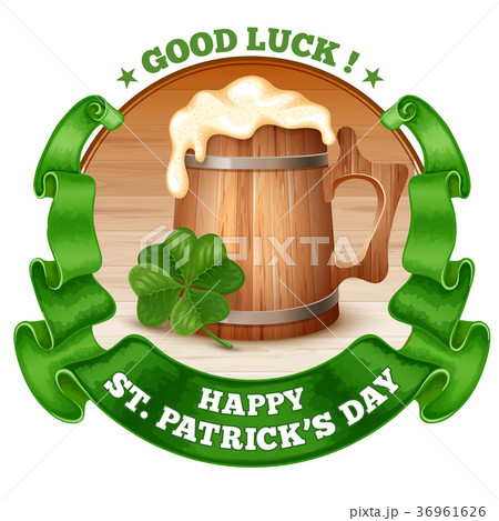Saint Patricks Day Emblem Design 36961626