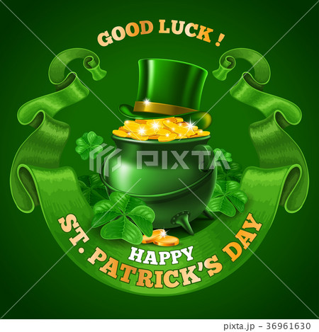 Saint Patricks Day Emblem Design 36961630