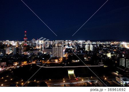 宇都宮市役所から見た夜景 宇都宮市役所から見た夜景 36961692