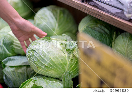 スーパーでの買い物 36965880