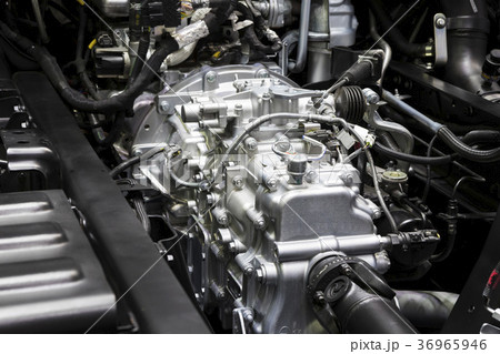Detail of truck transmission power 36965946