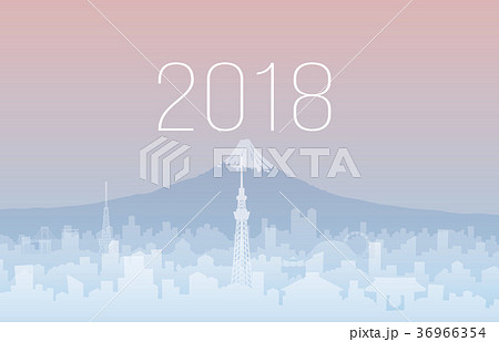 東京と富士山　2018 36966354