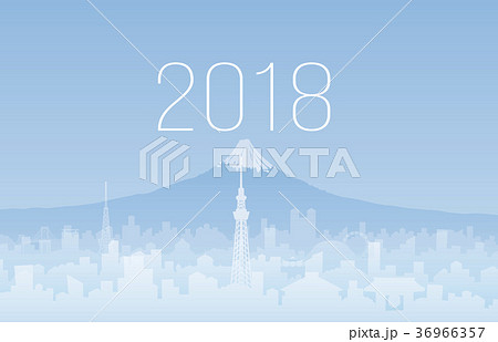 東京と富士山　2018 36966357