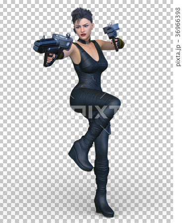 Female fighter 36966398