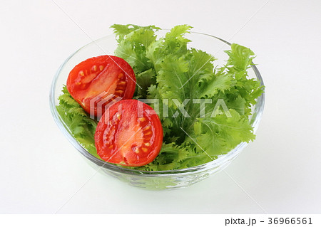 トマトとサラダワサビナのサラダ 36966561