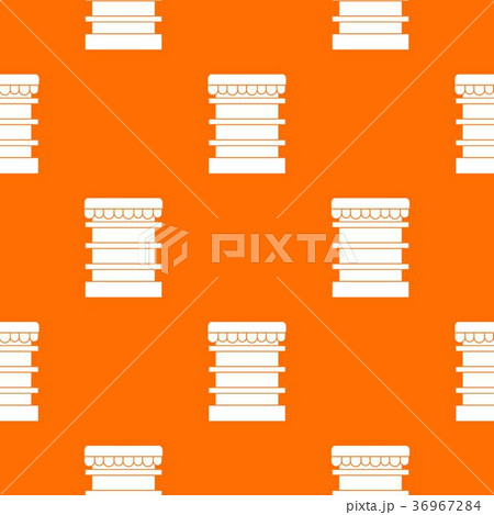 Empty supermarket refrigerator pattern seamless 36967284
