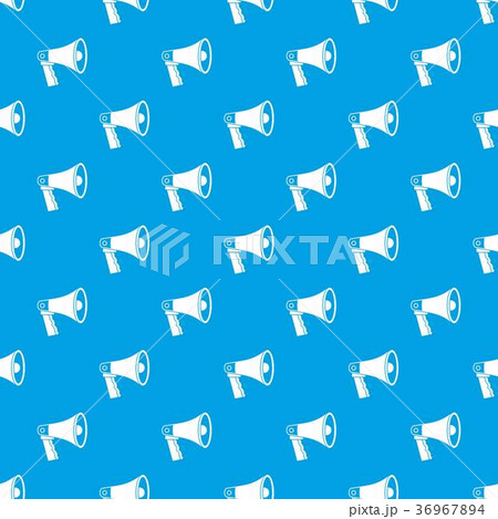 Loudspeaker pattern seamless blue Loudspeaker pattern seamless blue 36967894