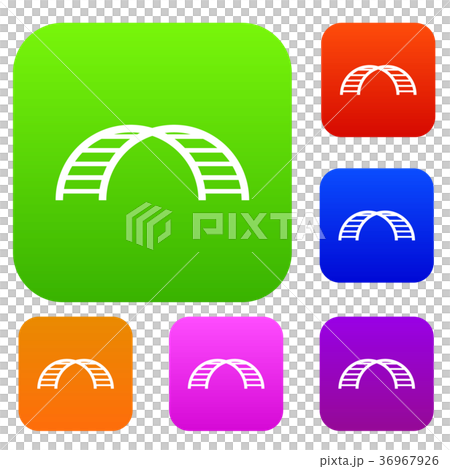 Climbing stairs set collection 36967926