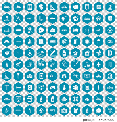 100 development icons sapphirine violet 36968000