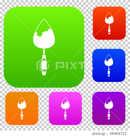 Construction trowel set collection 36968722