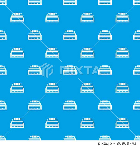 Plant pattern seamless blue Plant pattern seamless blue 36968743