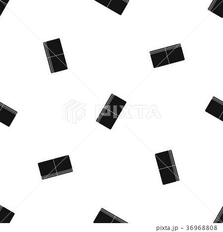 Eraser pattern seamless black Eraser pattern seamless black 36968808